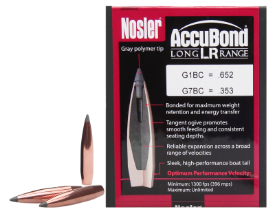 Nosler Projectile 7mm, ABLR Sp 168gr (100Pcs.)