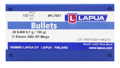 Lapua bullet 7.62mm, Mega SP 150gr E469