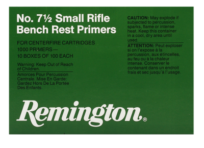 Remington amorce 7½ Small Rifle BR (1000)