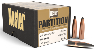 Nosler Projectile .270, Partition Sp 150gr(50Pcs.)
