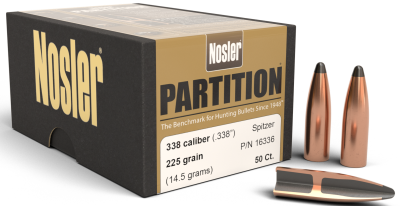 Nosler Projectile .338, Partition Sp 225gr(50Pcs.)