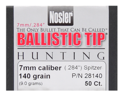 Nosler Geschosse 7mm, BallisticTip 140gr (50Pcs.)