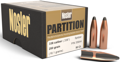 Nosler Projectile .338, Partition Sp 250gr(50Pcs.)