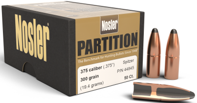 Nosler Projectile .375, Partition Sp 300gr(50Pcs.)
