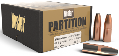 Nosler Projectile .416, Partition Sp 400gr(50Pcs.)