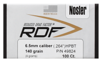 40.7498.24 - Nosler Geschosse 6.5mm, RDF 140gr (100Pcs.)
