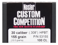 Nosler Projectile .30, CC HPBT 155gr (100Pcs.)