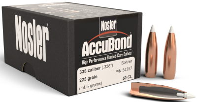 Nosler Projectile .338, AccuBond Sp 225gr (50Pcs.)