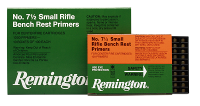 Remington amorce 7½ Small Rifle BR (1000)