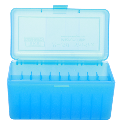 MTM Munitionsbox ClearBlue 50 Patronen, .300WinMag