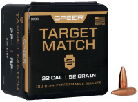 40.5805.12 - Speer bullets .224, Target Match 52gr (100)