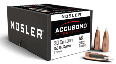 Nosler Projectile .30, AccuBond Sp 150gr (50Pcs.)