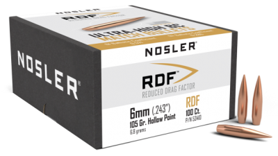 Nosler Geschosse 6mm, RDF 105gr (100Pcs.)