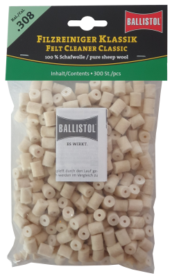 Ballistol Filzreiniger Klassik, Kal. .308 (300Stk)