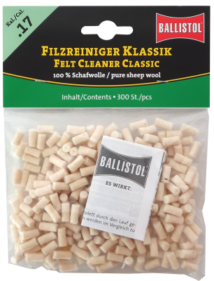 Ballistol Filzreiniger Klassik, Kal. .17 (300Stk)