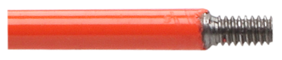 Stil Putzstock Ø4mm-1/8", orange lackiert 69cm