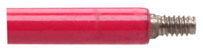 Stil Putzstock Ø5mm-1/8", rot lackiert 79cm