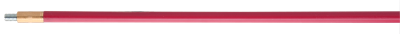 Stil baguettes nettoyage Ø7mm-M5, PVC rouge 100cm