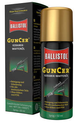 Ballistol GunCer huile céramique spray, 50ml