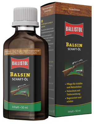 Ballistol Balsin Schaftöl dunkelbraun, 50ml