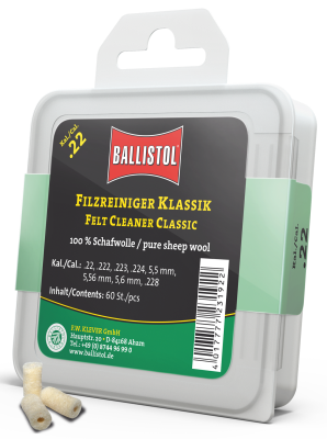 Ballistol Filzreiniger Klassik, Kal. .22 (60Stück)