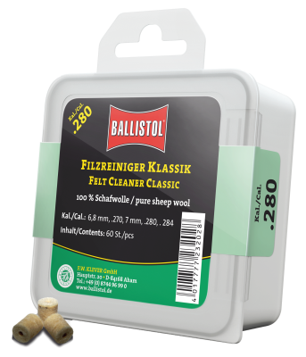 Ballistol Filzreiniger Klassik, Kal. .280 (60Stk)