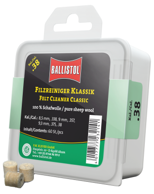 Ballistol Filzreiniger Klassik, Kal. .38 (60Stück)
