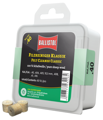Ballistol Filzreiniger Klassik, Kal. .40 (60Stück)