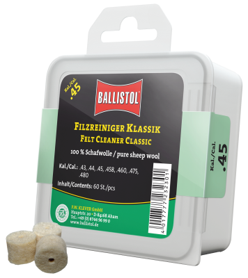 Ballistol Tampon de nettoyage Classique .45 (60)