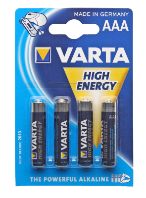 Varta Batterie AAA High Energy Alkaline, 1.5V