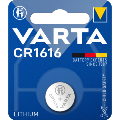 Varta Batterie CR 1616 3V Knopfzelle