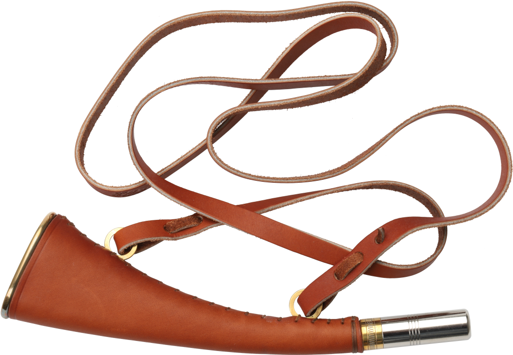 Elless Signalhorn Mod. 172/3, Leder 22cm :: Bugle :: Hunting