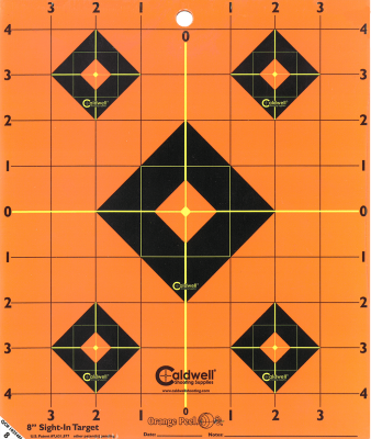 Caldwell Orange Peel Targets 8" selbstklebend