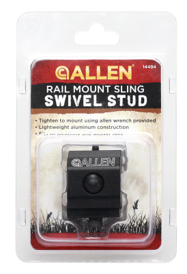 Allen Adapter Rail Mount Swivel Stud, schwarz