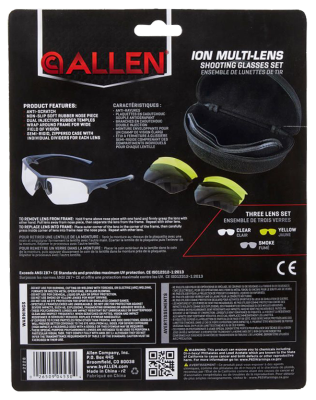Allen Ion Ballistic Shooting Safety Glasses