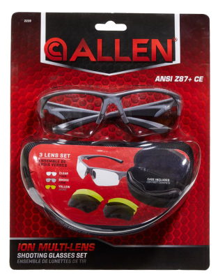 Allen Ion Ballistic Shooting Safety Glasses
