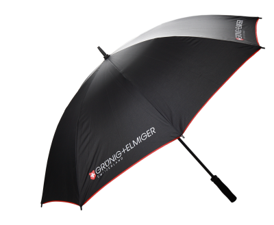 G+E Regenschirm gross, ø135cm, schwarz